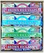 Brown Rice Snaps, Assorted Original, 3.5-Ounce Packages (Pack of 12)