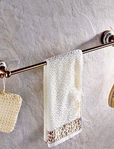 LI Neoclassical Rose Gold Wall Mounted Towel Bars