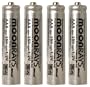 Moonrays 97126 350mAh NiCd AAA Rechargeable Solar Batteries, 4 Pack