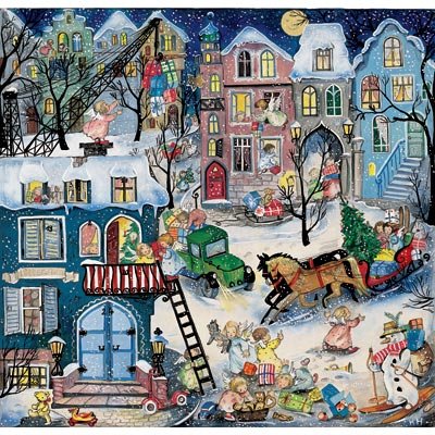Angels with Presents Advent Calendar (K10436)