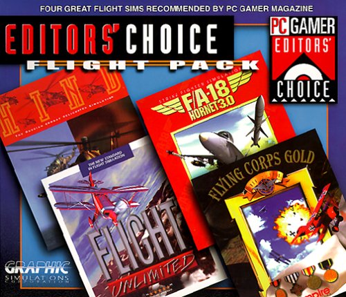 VideoGames: Editor's Choice Flight Pack   Flying Corps Gold Flight Unlimited HIND F/A 18 Hornet 3.0