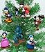 MICKEY'S CHRISTMAS CAROL 6 Piece Christmas Tree Ornament Set With Bob Cratchit, Emily Cratchit, Ebenezer Scrooge, Tiny Tim, Jacob Marley's Ghost, Fred and Isabelle