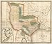 1835 LARGE HISTORIC MAP TEXAS GALVESTON MEXICAN NAVY
