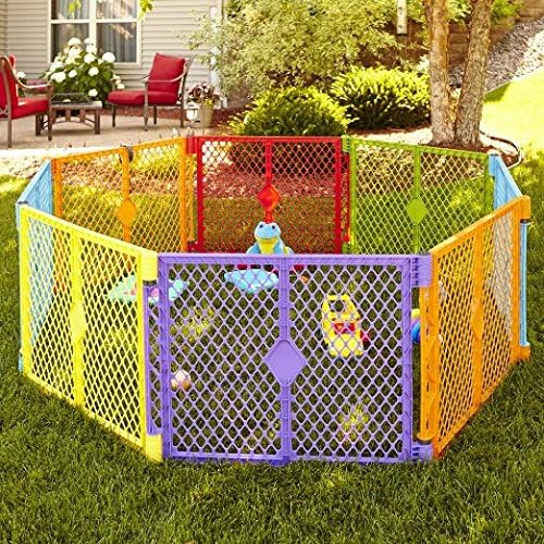 BRAND NEW! North States Superyard Lightweight and Portable Play Yard (8 Panels)