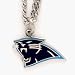 Carolina Panthers Chain Necklace with NFL Team Logo Pendant