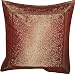ShalinCraft Pillow Cover Decor Items India Unusual Gift Ideas Silk Fabric 16x16 inches (bcbr217)