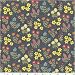 All Abuzz Allover Posies Navy