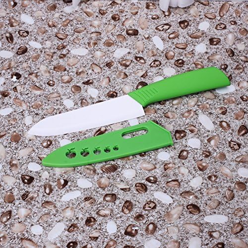SKKIT Ceramic Knife Sharp Razor Edge Fruit &amp;Vegetable Ceramic Knife Kitchen Cutting Tools (6 inch) ( Color : Green )