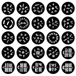 SHANY 2012 Nail Art Polish Stamp Manicure Image Plates set of 25pcs w/ Instruction