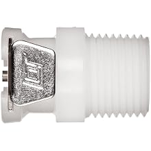 Posi-Link Acetal, Push-to-Connect Tube Fitting, Thread Socket (Non-Valved), NPT Male