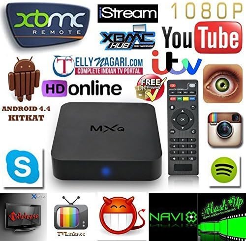 MXQ Android 4.4 TV Box S805 WiFi Quad Core Smart Media Player 1GB RAM/8GB ROM 1080p HDMI