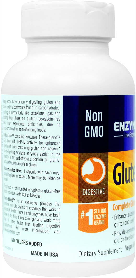 Amazon.com: Enzymedica - GlutenEase 120 count - Complete Gluten ... Amazon.com: Enzymedica - GlutenEase 120 count - Complete Gluten ...