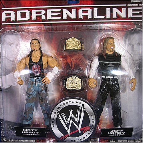 Childrens Toyshop  Toys : WWE Adrenaline 27 The Hardy Boyz - Jeff and Matt