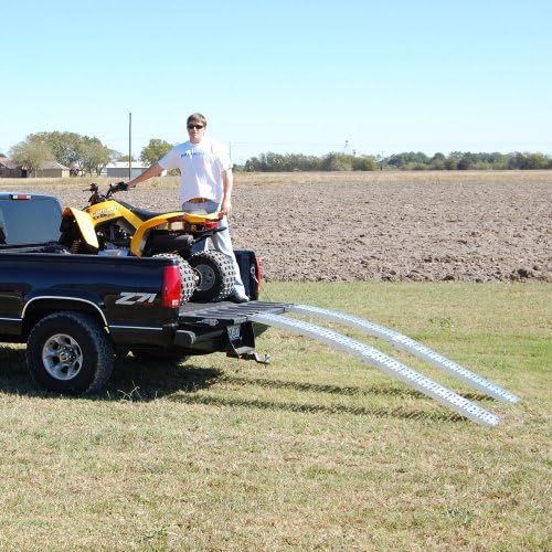 RAMP KING 9' Pair Plated Aluminum Folding Ramp