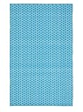 Summer / Blue Contemporary Rug Size: 3' x 5'