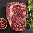 Wagyu Beef Rib Eye Steak - Marble Grade 8 - Whole, Cut To Order - 11 lbs cut to 1 1/4-inch steaks