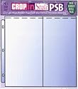Crop In Style PSB Paper and Sticker 12 Inch by 12 Inch 3-Ring Binder Refill Pages, Wide Border/Large Diecuts/Borders