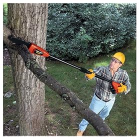 Black & Decker 18-Volt Cordless Electric Pole Chain Saw, 8-Inch Bar #NPP2018