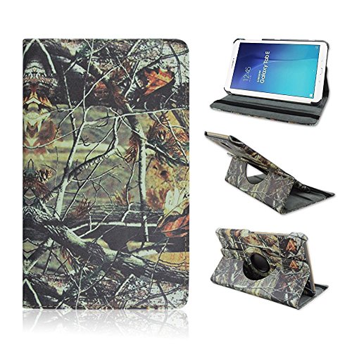 Tsmine Samsung Galaxy Tab E 9.6 Camo Case - Premium 360 Rotating Camouflage Branch Straw Mossy Leaves PU Leather Case Cover For Samsung Galaxy Tab E 9.6-inch T560 / T561 / T565 Tablet, Oak Branches Tsmine Samsung Galaxy Tab E 9.6 Camo Case - Premium 360 Rotating Camouflage Branch Straw Mossy Leaves PU Leather Case Cover For Samsung Galaxy Tab E 9.6-inch T560 / T561 / T565 Tablet, Oak Branches