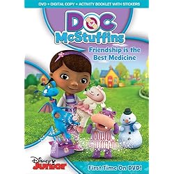 Doc McStuffins: Friendship Is The Best Medicine (DVD + Digital Copy with GWP Stickers)