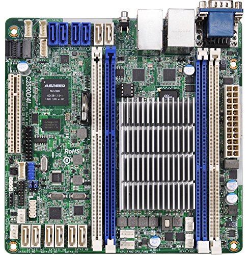 ASRock Rack Mini ITX DDR3 1333 Motherboards C2550D4I