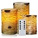 Flickering Flameless Candles with Birch Bark Effect LED Candles 4