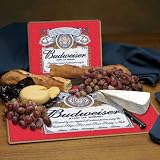 Budweiser A-B Glass Cutting Board Set