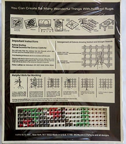 Valiant Crafts Latch Hook Kit ~ Ginger Bread House