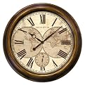 World Map Clock - Brass (Medium)