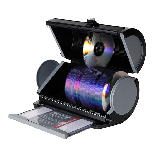 Atlantic Disc Manager 80 CD DVD Storage Holder Organizer Case Black