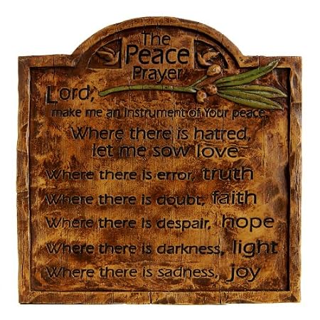 Peace Prayer Garden Stone