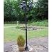 MADRID OUTDOOR TRIPLE HEAD GARDEN LAMP POST LIGHT BLK