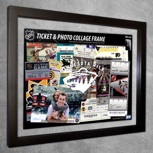 Minnesota Wild Ticket & Photo Collage Frame (w Logo)