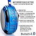 Waterproof Bluetooth Speaker, Alpatronix® [AX320] Ultra Portable Wireless Speaker / Outdoor & Indoor Shower Speaker with Rugged Exterior (Shockproof & Dustproof) includes Bluetooth 4.0, LOUD 5 Watt Sound, Built-In Rechargeable Battery, Built-in Microphone, Speakerphone, Passive Subwoofer, Strap & Clip for Bicycles, Bags, Backpacks Compatible with iPhone, iPad, iPod, Samsung Galaxy, Android Devices, Smartphones, Tablets, Laptops & Desktop PC - (Royal Blue)