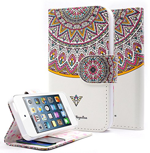 iPhone 4 Case, iPhone 4S Case, NageBee - Design Dual-Use Flip PU Leather Fold Wallet Pouch Case Premium PU Leather Wallet Flip Case for Apple iPhone 4,iPhone 4S. (Wallet Royal Totem)