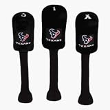 Buy Houston Texans NFL 3 piece Golf Headcover set