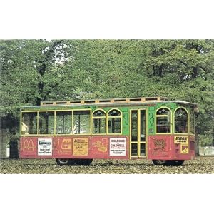 Post Card: CALDWELL'S OLD TOWN TROLLEY, Treasure Valley, Idaho, Photo by Sinclair Shutters, Caldwell, ID, #111394