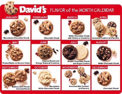 Cookie of the Month Club 3 Months 2 lb. <br> by David