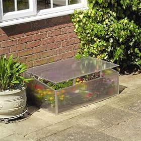 Polycarbonate aluminium cold frame mini greenhouse coldframe