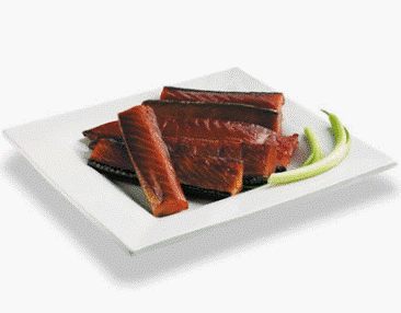 Smoked King Salmon Strips (3) 1 lb. by Port Chatham Smoked Seafood