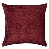 Rayon Chenille Toss Pillow - Red