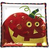 Square Pumpkin Plate By Lori Siebert