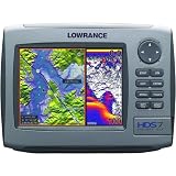 Lowrance HDS-7 7-Inch Waterproof Marine GPS and Chartplotter with 83/200kHz transducer (Insight USA Maps)