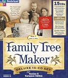 Family Tree Maker V6 Deluxe 15 CD Set + 1 Free CD Software