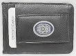 Police Insignia Emblem Leather Money Clip Card Holder