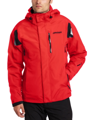Spyder Men's Core Component 3-in-1 Jacket, Red/Black, Small On Sale