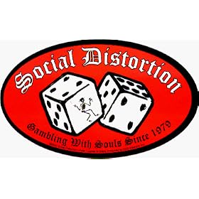 Social Distortion - Gambling with souls since 1979 - Sticker / Decal