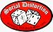 Social Distortion - Gambling with souls since 1979 - Sticker / Decal Image