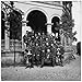 Charleston, South Carolina. Gen. John P. Hatch and staff at headquarters, South Batte...