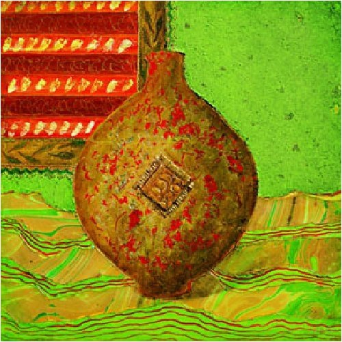 Cover image : Pot oriental dore Poster - Bernadette Lopicki
